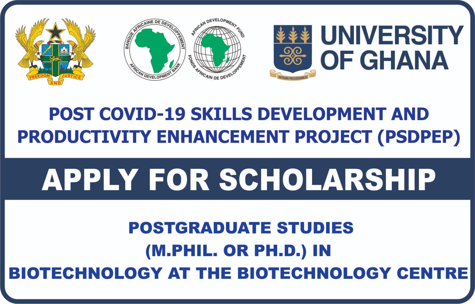 Scholarship Advert